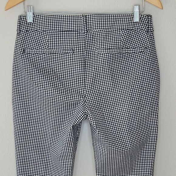 OLD NAVY Mid-Rise Pixie Pant Black White Checkered Gingham Pattern size 6R - Picture 7 of 13